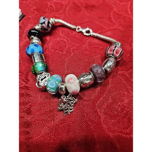 925 Sterling Silver IBB THAI Charm Bracelet Pandora Clone